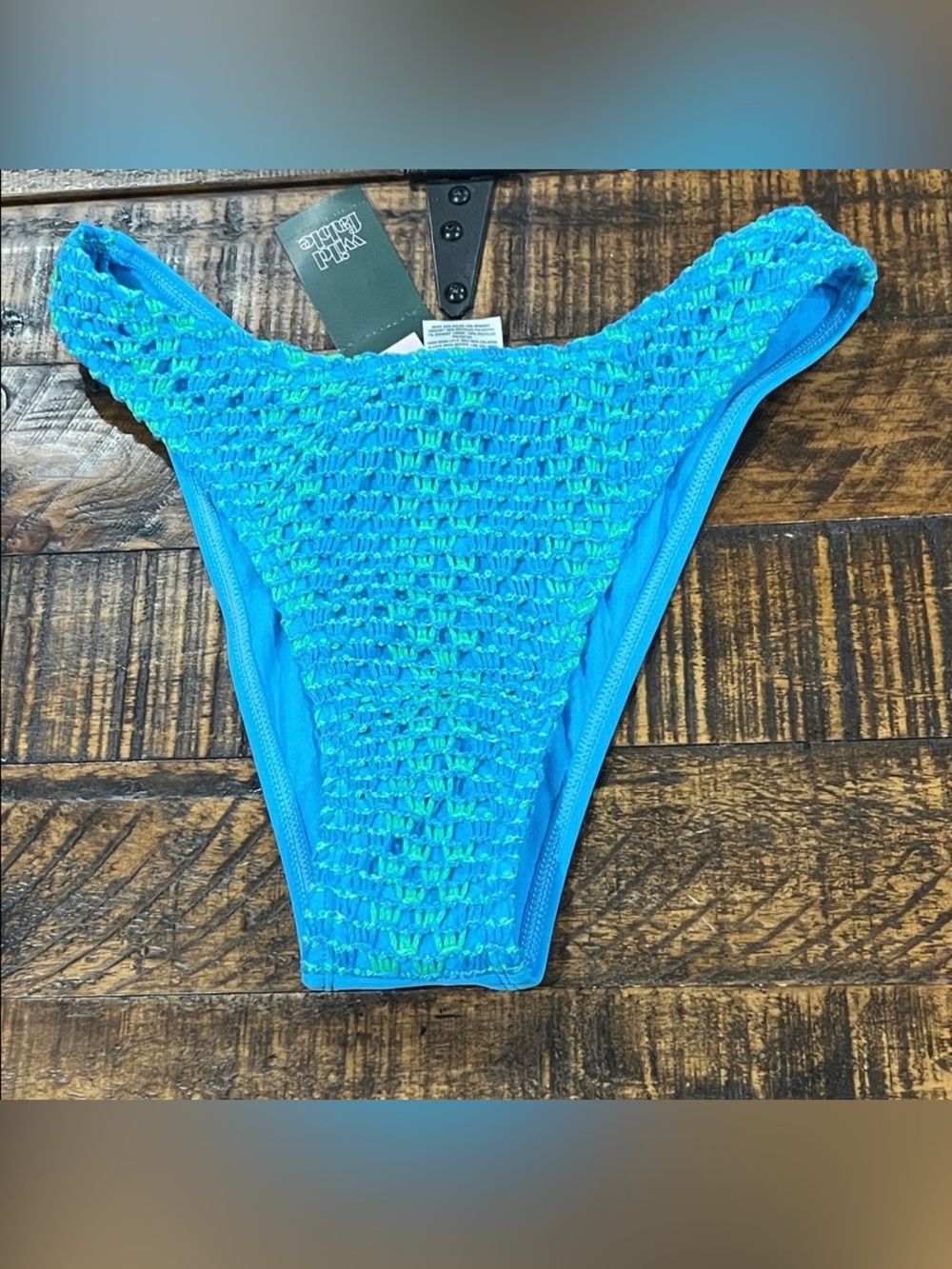 Vibrant crochet Textured Bikini Bottom